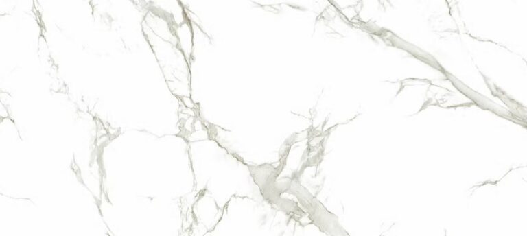 Dekton® Aura 22 has striking grey veins that pop against a white background.