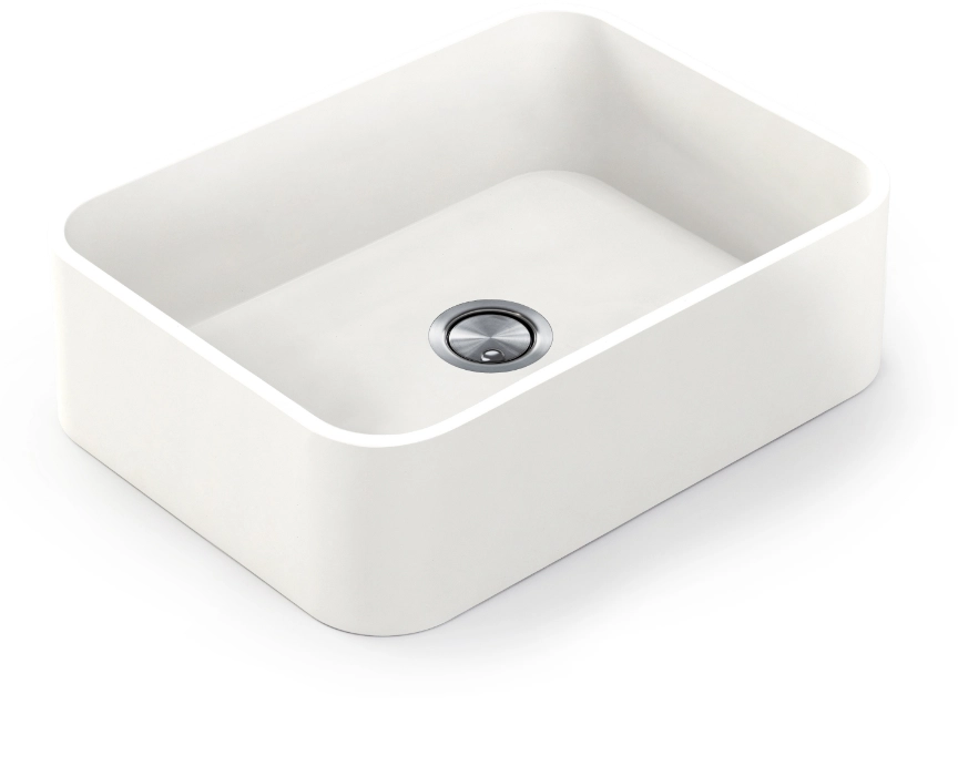 Silestone Integrity Due XL sink in white